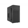 PC-behuizing NATEC Helix Mini Tower zwart — microATX/Mini-ITX, 3×3,5 inch + 5×2,5 inch, 33 cm GPU, USB-C/USB-A aansluitingen