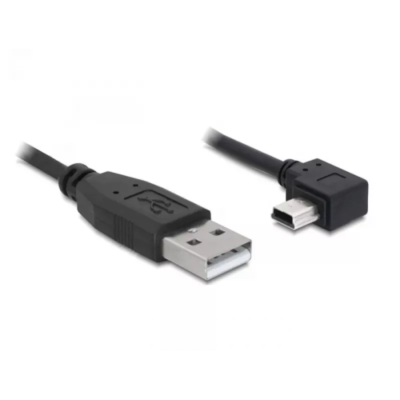 USB-kabel DeLOCK 82683 USB 2.0 3 m USB A mini-USB B zwart