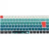 Toetsenbord Sharkoon SKILLER SGK50 S3 Design Bundle D1 grijs-groen rood — bedraad gaming-toetsenbord, compacte layout