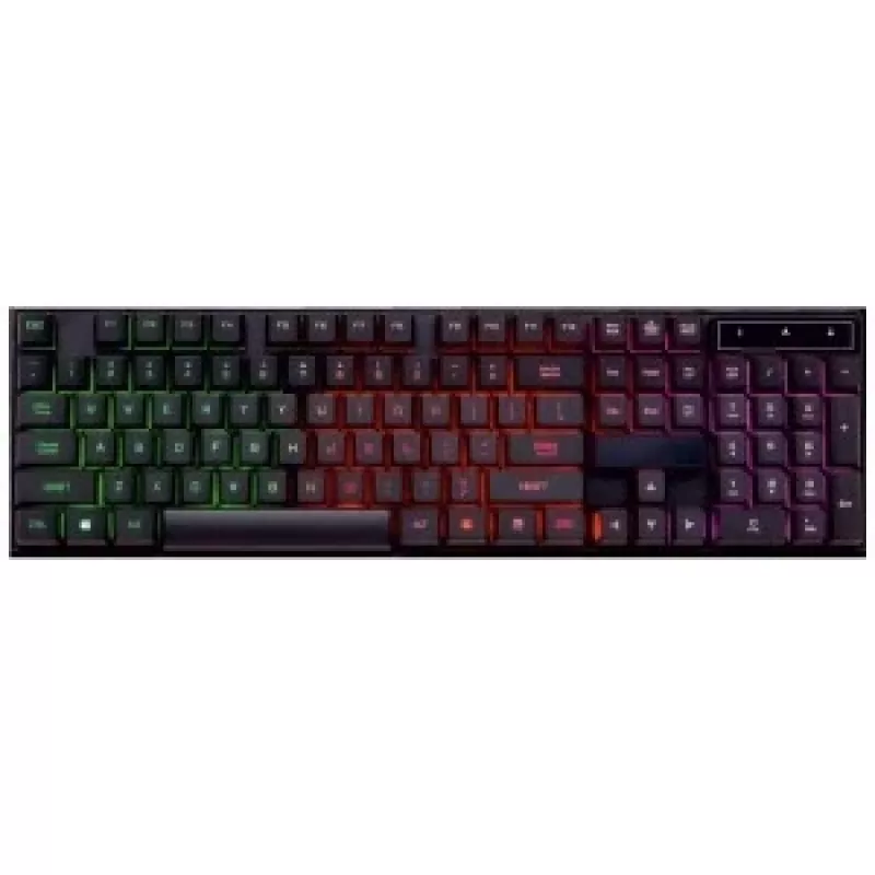 ART AK-50 USB-set met verlicht toetsenbord en verlichte muis, zwart
