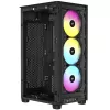 Corsair RGB AIRFLOW pc-behuizing 2000D zwart Mini-ITX inclusief voeding nee SFX