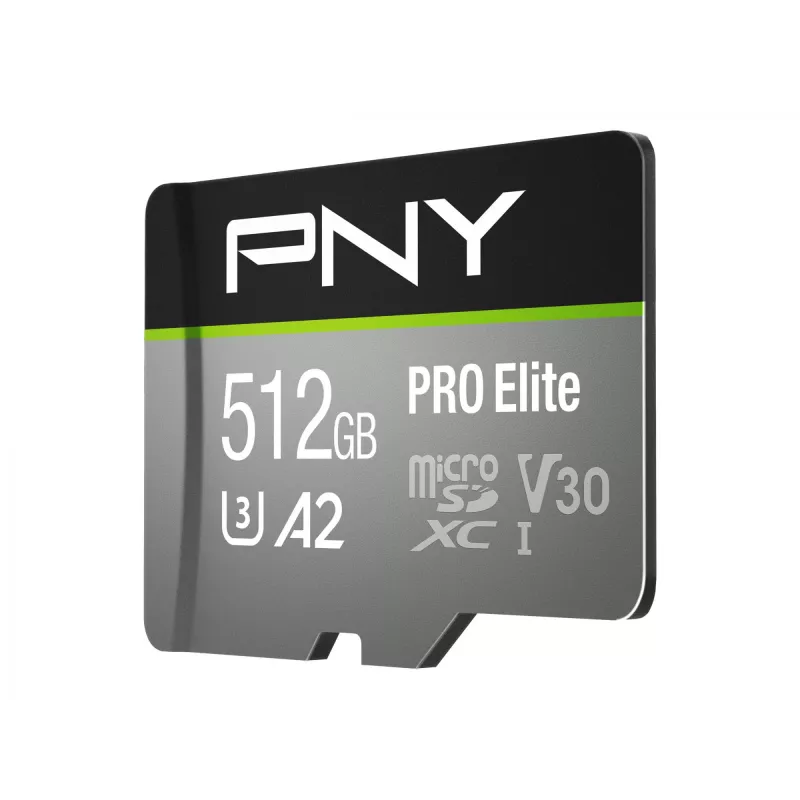 Flashgeheugen PNY 512GB microSDXC Class 10 P-SDUX512U3100PRO-GE
