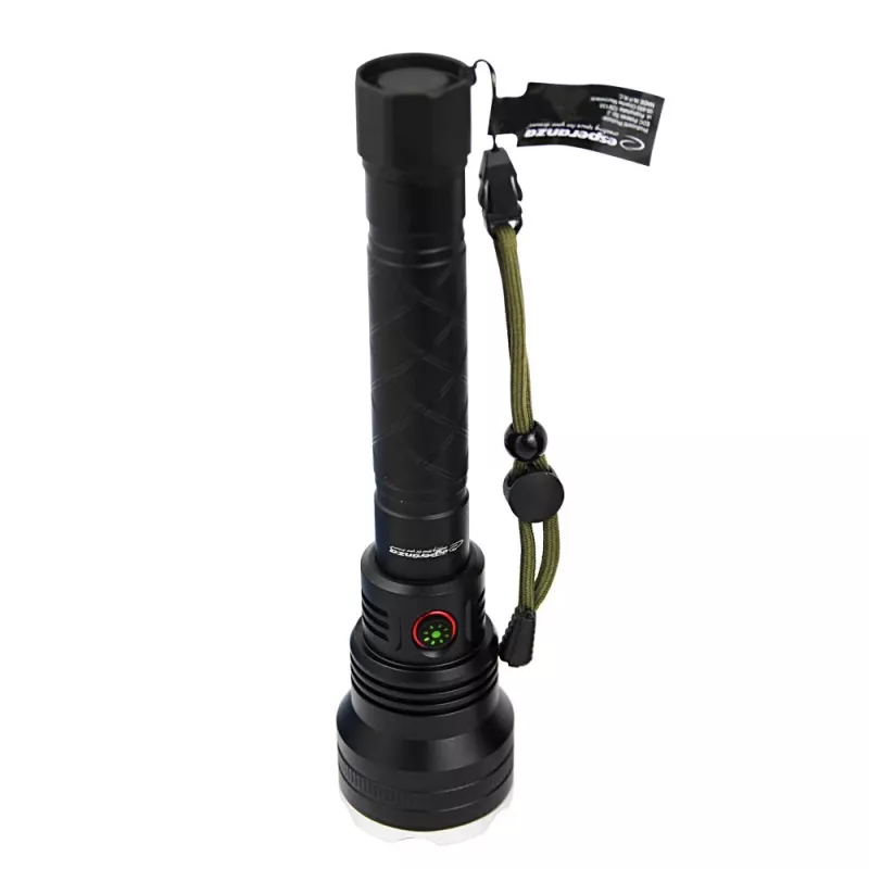 Esperanza EOT068 zaklamp zwart, oplaadbare LED-zaklamp