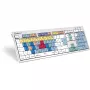Logickeyboard LKB-CBASE-CWMU-DE kantoor USB QWERTZ Duits veelkleurig