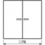Jung HOME schakelaar 2-voudig BTLS17102SWM 1 (BTLS17102SWM)