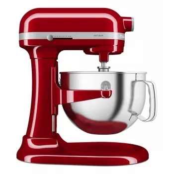KitchenAid 5KSM60SPXEER keukenmachine 375 W grijs, rood, roestvrij staal