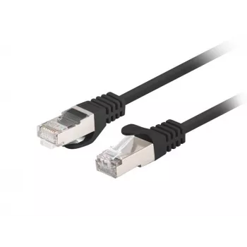 LANBERG Netwerkkabel Cat6 RJ-45 naar RJ-45, 3 m, F/UTP, CCA-ader, 250 MHz, zwart