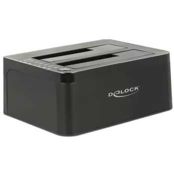 Delock USB 3.0 dual dockingstation voor 2x SATA HDD / SSD met kloonfunctie