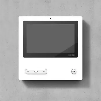 Siedle BVPC 850-0 W - 17,8 cm (7 inch) - wit - touch - binnenpost - AC/DC - 20 - 30 V