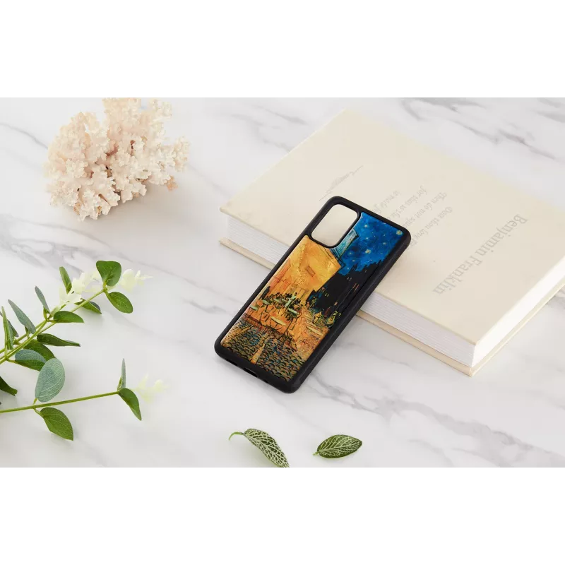 Hoes iKins voor Samsung Galaxy S20+ — zwart Cafe Terrace