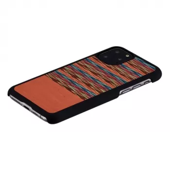 Smartphonehoesje man and wood voor iPhone 11 Pro – bruin ruitpatroon met zwarte rand