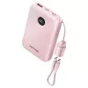 Powerbank Vention FKAP0-C 10000 mAh, 2× USB-C + 1× USB-A, 22,5 W, roze