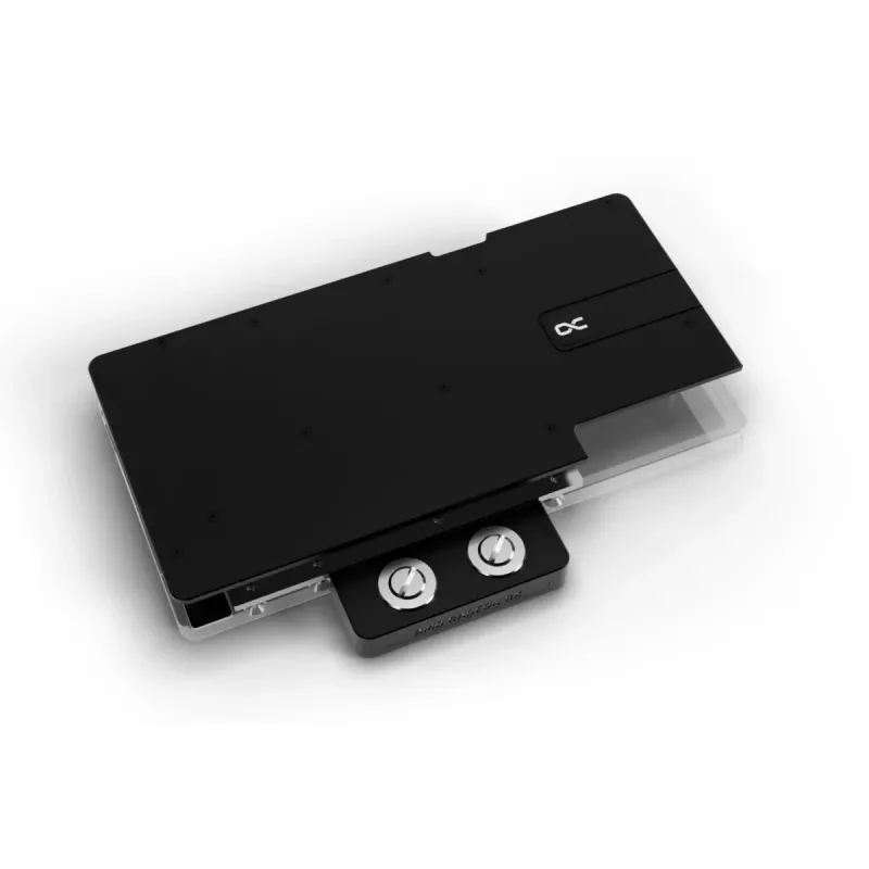 Alphacool Core RX 9070 XT Aorus Elite GPU-waterblok met backplate, transparant/chroom (14780)