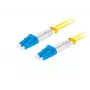 Glasvezelkabel LANBERG FO-LULU-SD11-0030-YE, 3 m, G.657.A1, LC–LC, geel