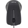 USB-kabelmuis, 3 knoppen, rubberachtig oppervlak, 1000 DPI
