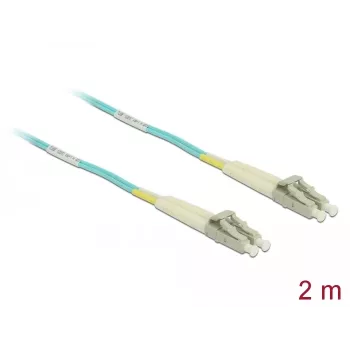 DELOCK glasvezelkabel LC naar LC multimode OM3 2 m