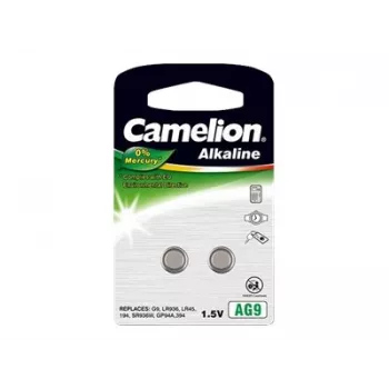 Knoopcel CAMELION AG9 (alkaline) – 2 stuks voor kleine elektronica, model 12050209