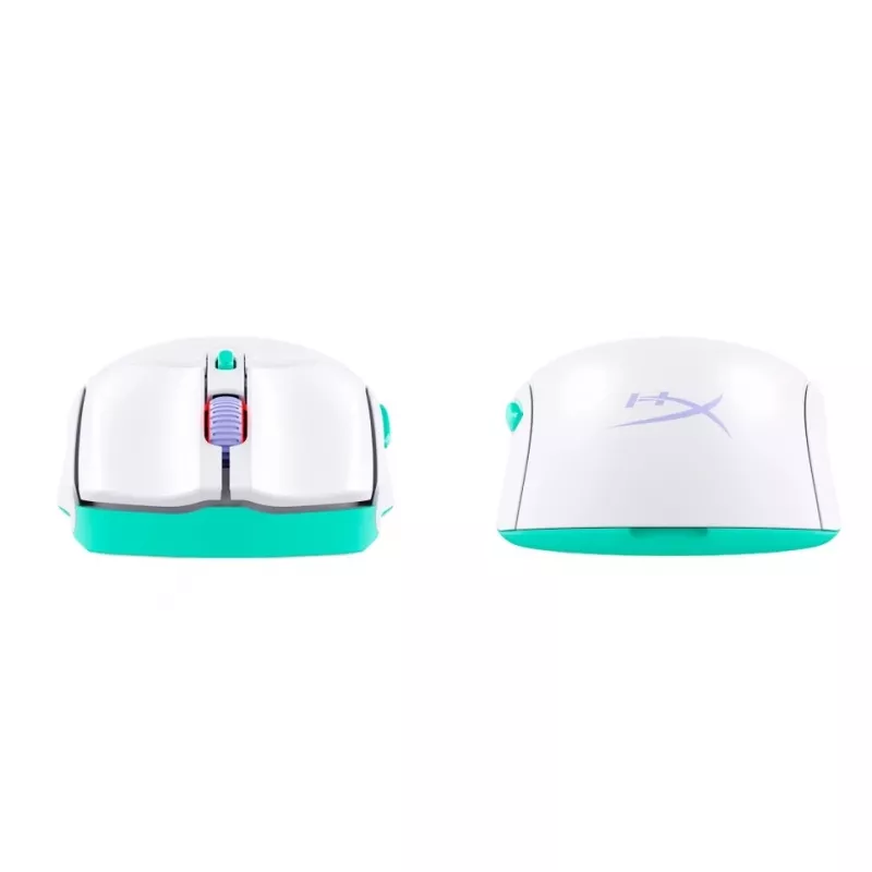 HyperX Pulsefire Haste 2 Core Wls - gaming-muis (wht/grn/pur)