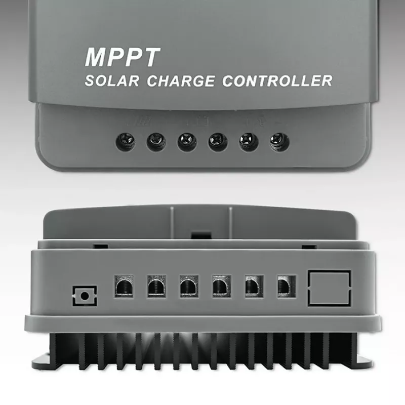 MPPT solar laadregelaar QOLTEC 10A voor 12V/24V systemen met LCD-display
