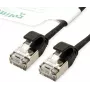 ROLINE GREEN U/FTP Patchkabel Cat.6A (Klasse EA), LSOH, slank, zwart, 0,5 m (21.44.3352)