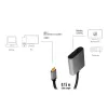 LogiLink CUA0102 USB 3.2 Gen1 Type-C naar DisplayPort kabel 0,15 m zwart