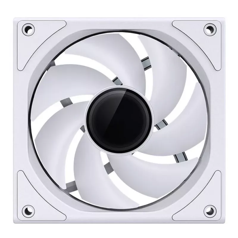 Behuizingsventilator Jonsbo ZK-120W 3in1 A-RGB wit — 120 mm, A-RGB-verlichting