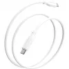 4smarts USB-C / USB-C-siliconenkabel High Flex 60W 1,5m wit