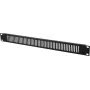Frontpaneel Omnitronic ZL-19 zwart 1HE – 1U, zwart frontpaneel voor 19-inch rack