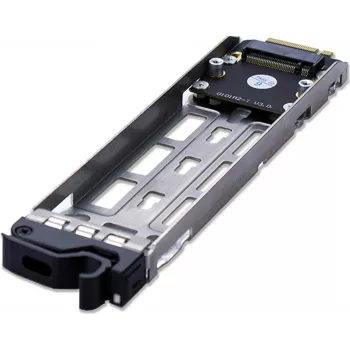 M.2 hot-swap-inbouw FANTEC TR-1 2517 voor M.2 NVMe/SATA SSD's, enkele sleuf, gereedschapsloos plaatsen