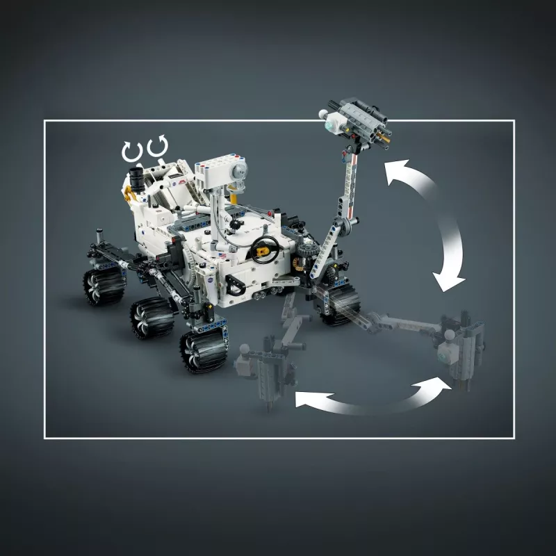 LEGO Technic NASA Mars Rover Perseverance ruimteset met AR-app-ervaring wetenschaps-ontdekkingsset leer over voertuigtechniek constructiespeelgoed