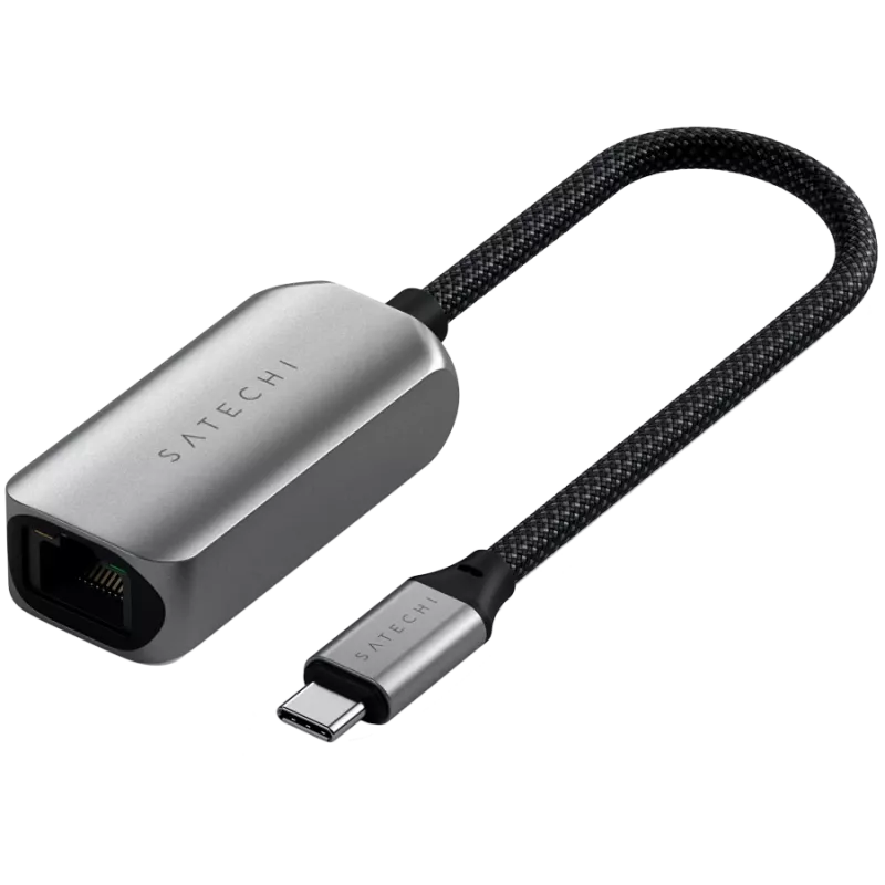 Satechi USB-C-adapter (1x USB-C-stekker 1x Gigabit LAN (1/2,5 Gbit/s)) ST-AE25M