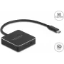 Kaartlezer DELOCK 91019 USB 3.1 (Gen 2) Type-C — SD / SDHC / SDXC, 10 Gbit/s, zwart