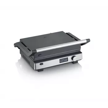 Contactgrill Severin KG 2380 zwart zilver 2000W roestvrij staal