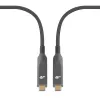 Hybride USB-C-videokabel TB AKTBXIACCOP500B 4K, 5 m lengte