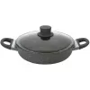 Serveerpan Ballarini 75002-973-0 rond grijs 28 cm