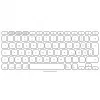 Logitech Keys-To-Go 2 draadloos toetsenbord voor iPad, iPhone, Mac en Apple TV, Duitse indeling, lichtgrijs