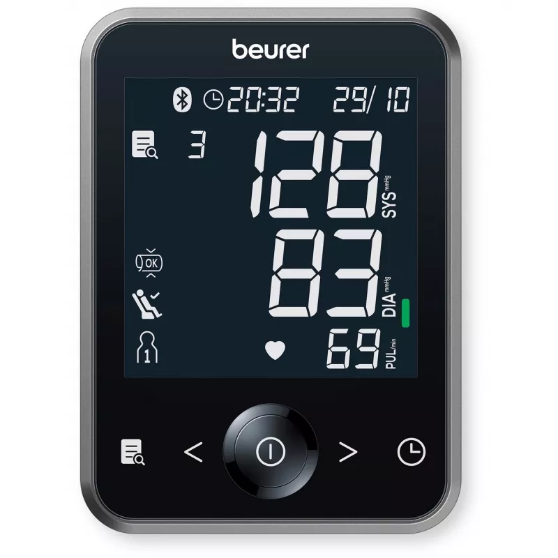 Bloeddrukmeter Beurer BM64 met Bluetooth-connectiviteit en manchet voor de bovenarm