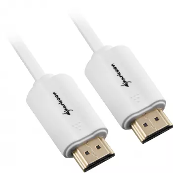 HDMI-kabel stekker > stekker (wit, 2 meter, HDMI 4K)