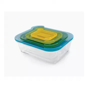 Joseph Joseph Nest voorraadbakken – 4-delige glazen set