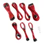 CableMod kabelset C-Series PRO ModMesh RM Black Label CM-PCSR-16P3KIT-NKR-R – gesleevede voeding- en GPU-kabels, ModMesh, rood