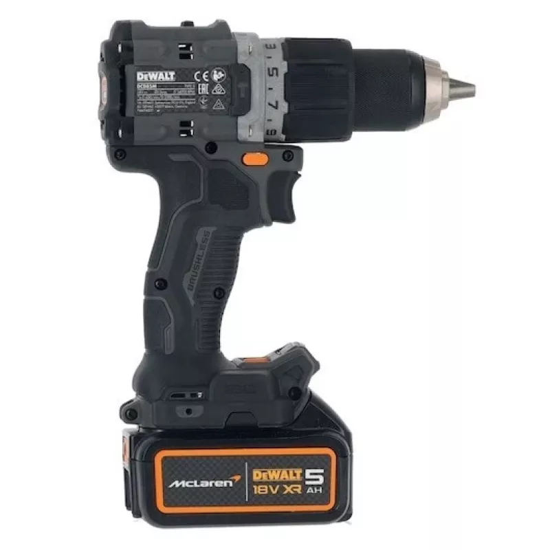 DeWalt MCLAREN DCD85MP2T boorschroefmachine 18V zwart, geel