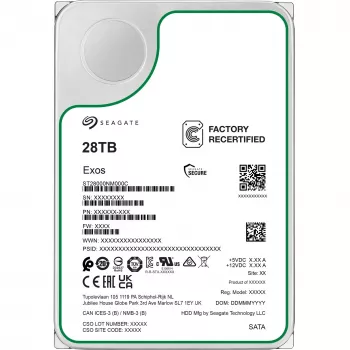 HDD SEAGATE Exos 3,5 inch 28 TB SATA REFURBISHED, model ST28000NM000C-REC
