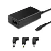 Qoltec 52415 voeding compatibel met Samsung Sony 65 W | 3 stekkers | +netsnoer