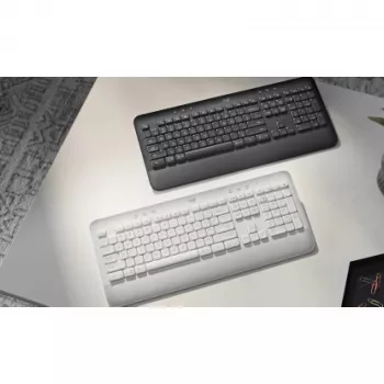 Logitech Signature K650 - toetsenbord - draadloos - Bluetooth 5.1 - QWERTY - Spaans - grafiet (920-010917)