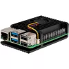 Joy-IT Armor Case BLOCK ACTIVE SBC-behuizing geschikt voor ontwikkelborden Raspberry Pi (RB-AlucaseP5-07FAN)