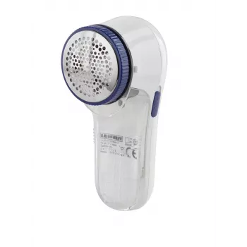 Fusselrazer Leifheit 80029 – op batterijen werkende fusselverwijderaar, 3 V, gebruikt 2 batterijen, blauw/wit