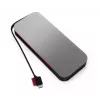 Lenovo Go USB-C laptop powerbank (20.000 mAh), lithium-ion, zwart-grijs, USB Type-A en Type-C