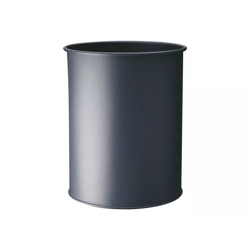 Afvalemmer Durable 330158 15 L rond metaal antraciet