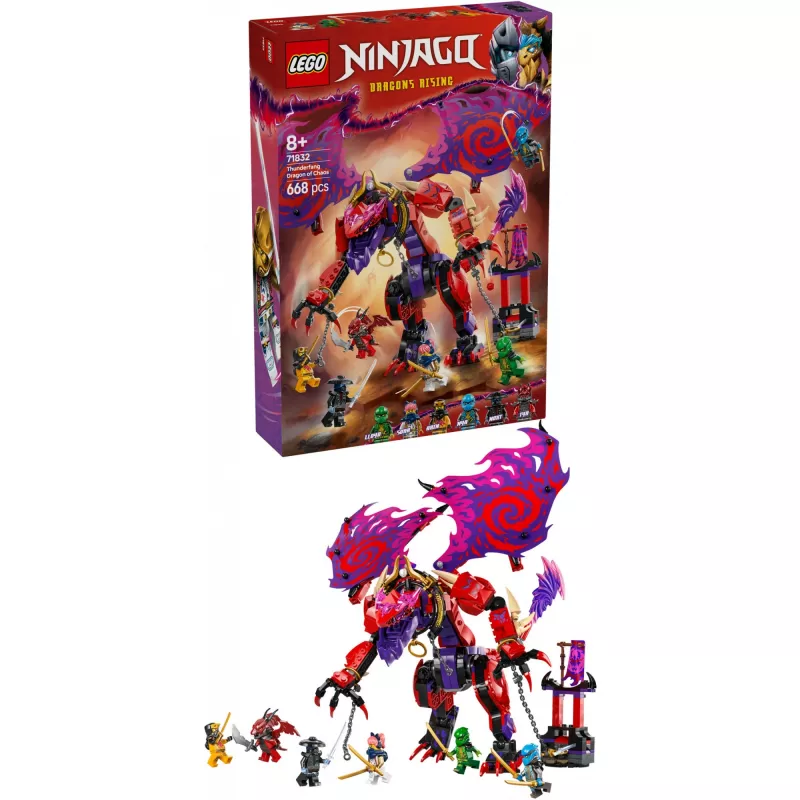 LEGO NINJAGO 71832 Thunderfang draken van de chaos