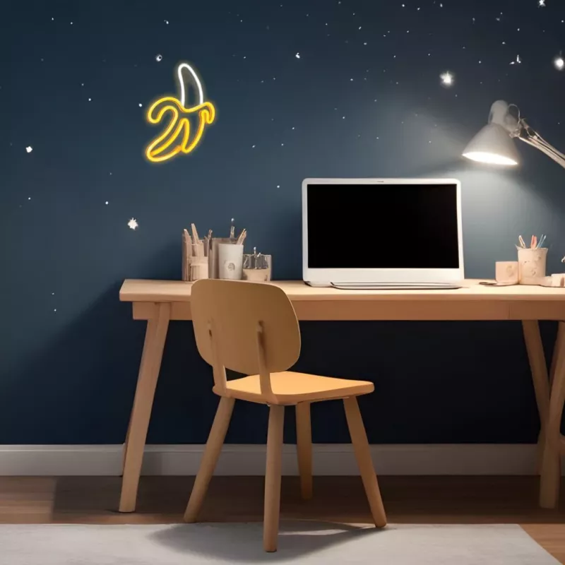 Decoratieve neonlamp MANTA SNL01WHT – helder, kleurrijk design, wandgemonteerde accentverlichting